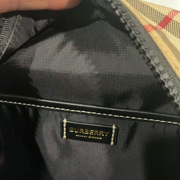 BURBERRY Kids’ Bowling Check Canvas Crossbody Bag *NWT* - Picture 10 of 12